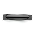 thumbnail image 3 of Auriga Fine Jewelry 925 Sterling Silver Black-plated Polished Band for Women Size 7, 3 of 6