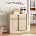 thumbnail image 4 of Home Sideboard Buffet Cabinet with 4/2 Drawers, 62.4"/31.5" Large Coffee Cabinet with Storage, Modern Storage Buffet Table for Kitchen Dining Room, Living Room, 4 of 7