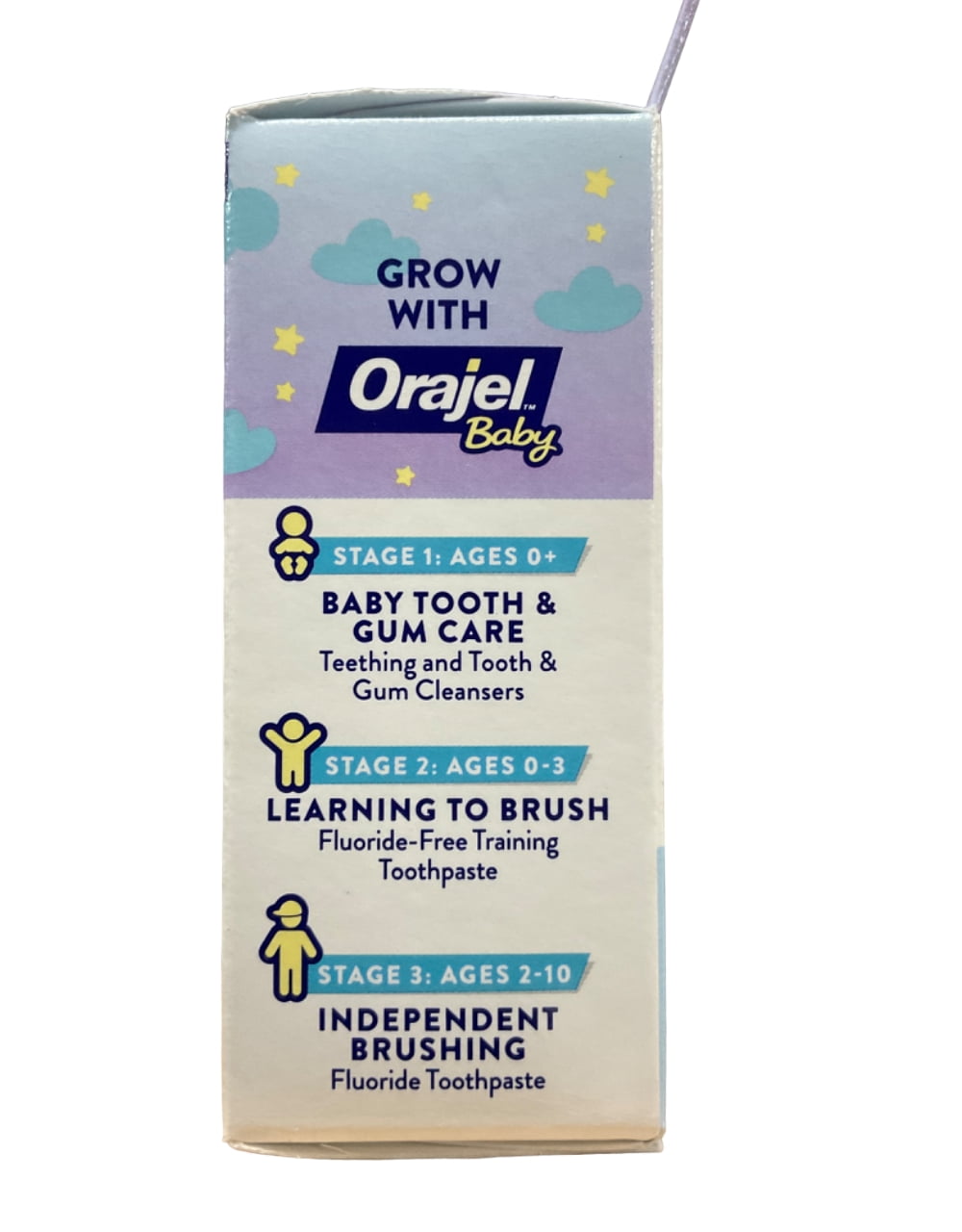 Orajel Non-Med Baby Teething Day & Night Cooling Gels Twin Pack Benzocaine Free 0.18 Oz.