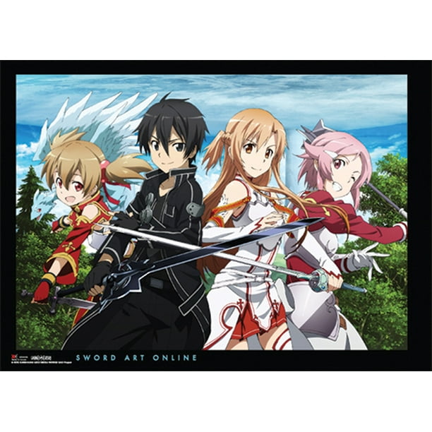 Sword Art Online Group Wallscroll Walmart Com Walmart Com Sword Art Online Group Wallscroll Walmart Com Walmart Com