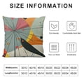 thumbnail image 5 of Chilfamy Mid Century Throw Pillow Covers Geometric Floral Line Dot Cushion Cases Decorative Pillow Cases for Couch Sofa Bedroom White, 5 of 5