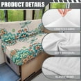 thumbnail image 6 of XYZCANDO Boho Floral Dragonfly RV Dinette Cushion Stylish Camper Accessories Universal Slip Covers for Loveseat Furniture Covers for Sofa and Couch 1 Backrest Cover and 1 Bench Cover White, 6 of 7