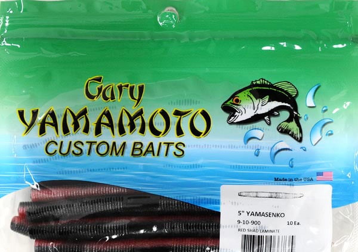 Gary Yamamoto Custom Baits Senko Bait, 5, Watermelon Red Magic Multi-Colored