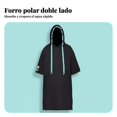 thumbnail image 3 of Abbraccia Poncho Toalla de Playa con Capucha, Secado Rápido, Absorbente, Bolsillo Grande, para Surf, Natación, Spa, 3 of 6
