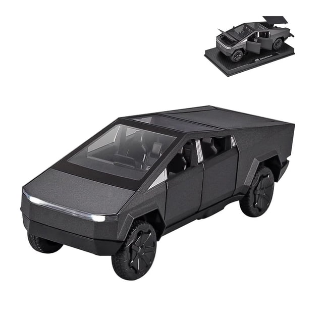 Camiones de juguete para niños pequeños, niñas, 1/32, camioneta pickup fundida a presión, modelo de coche, juguete de metal fundido a presión con luz, modelo de camión, vehículos para niños, coleccion