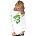thumbnail image 5 of St Patricks Day Live Laugh Luck Women's Long Sleeve T Shirt Brisco Brands X, 5 of 6