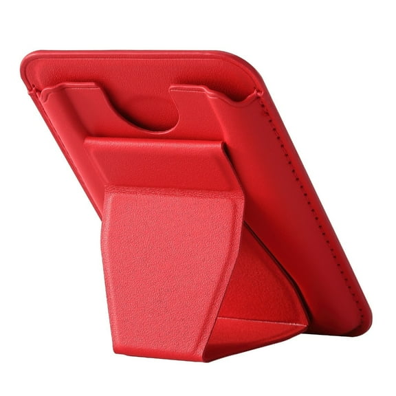 Universal Magnetic Wallet Foldable Phone Stand Card Holder PU1eatherMobile Accessory for All Smartphones