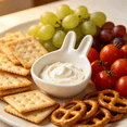 thumbnail image 2 of Ceramic Animal Dipping Bowl | Small Snack Bowls for Sauces, Candy & Fruit | Food Prep & Serving Dishes for Kitchen, Dining & Parties | Porcelain Mini Bowls for Appetizers, Ice Cream & Desserts | 1pc, 2 of 7