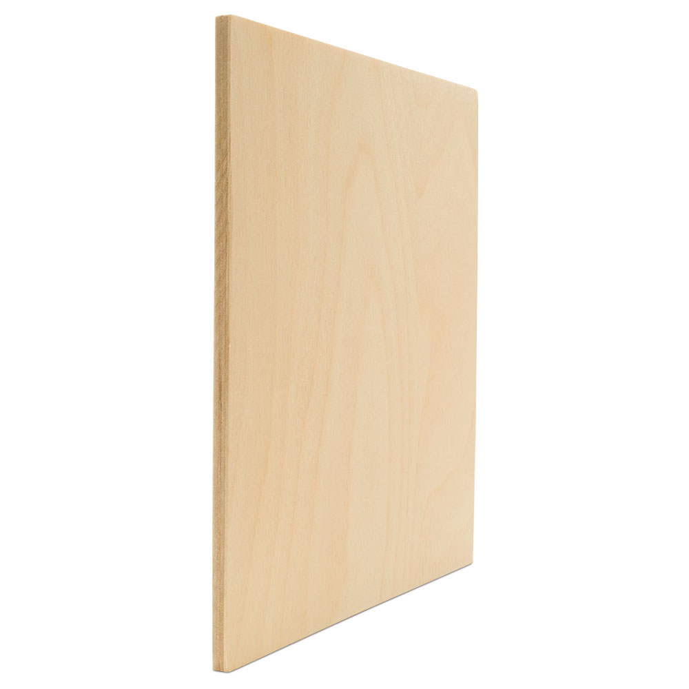 Baltic Birch Plywood, 12 x 20 Inch, B/BB Grade Sheets, 1/4 or 1/8 Inch Thick, Woodpeckers