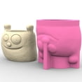 thumbnail image 4 of lanema Handmade Plant Pots Mold Monsters Shape for Casting Succulent Vase Pen Holder, 4 of 18