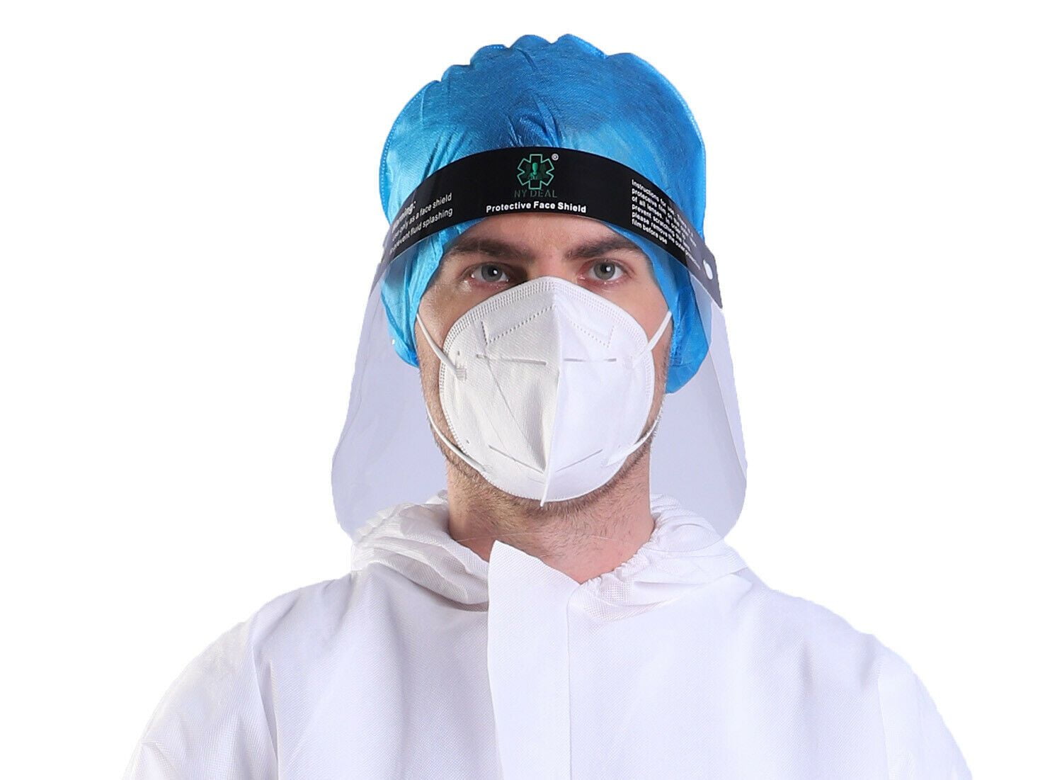 Safety Full Face Shield Clear Protector.Anti-Fog,Anti-Virus,Anti-Splash . 20 Pcs