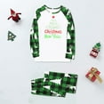 thumbnail image 2 of Odeerbi Christmas Pajamas for Family Plaid Holiday Long Sleeve Family Christmas Pajamas Matching Sets Dad Cute Warm Plaid Printed Sleepwear Xmas Family Matching PJs Set Red, 2 of 6