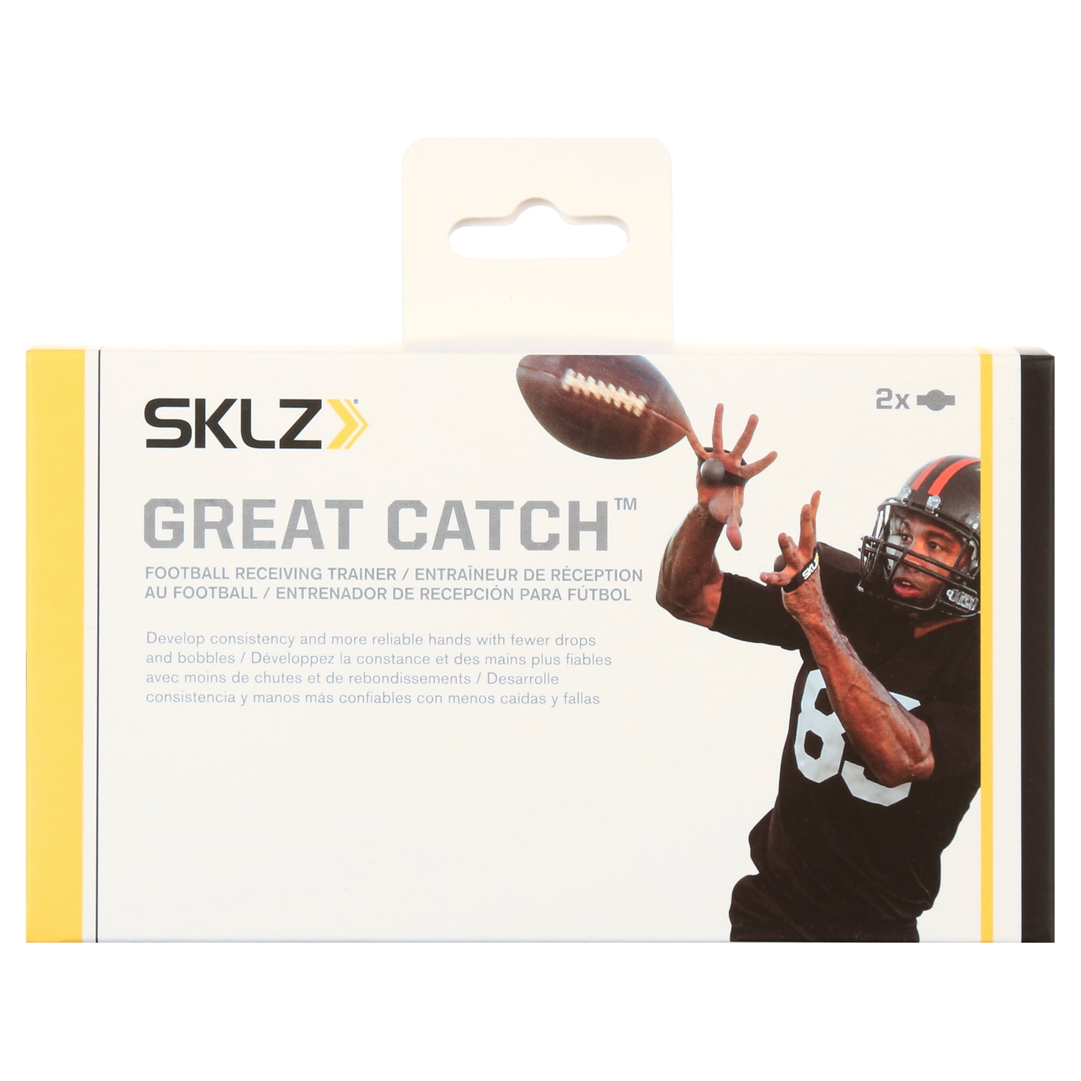 SKLZ Great Catch Football Training Aid with fingertip catch