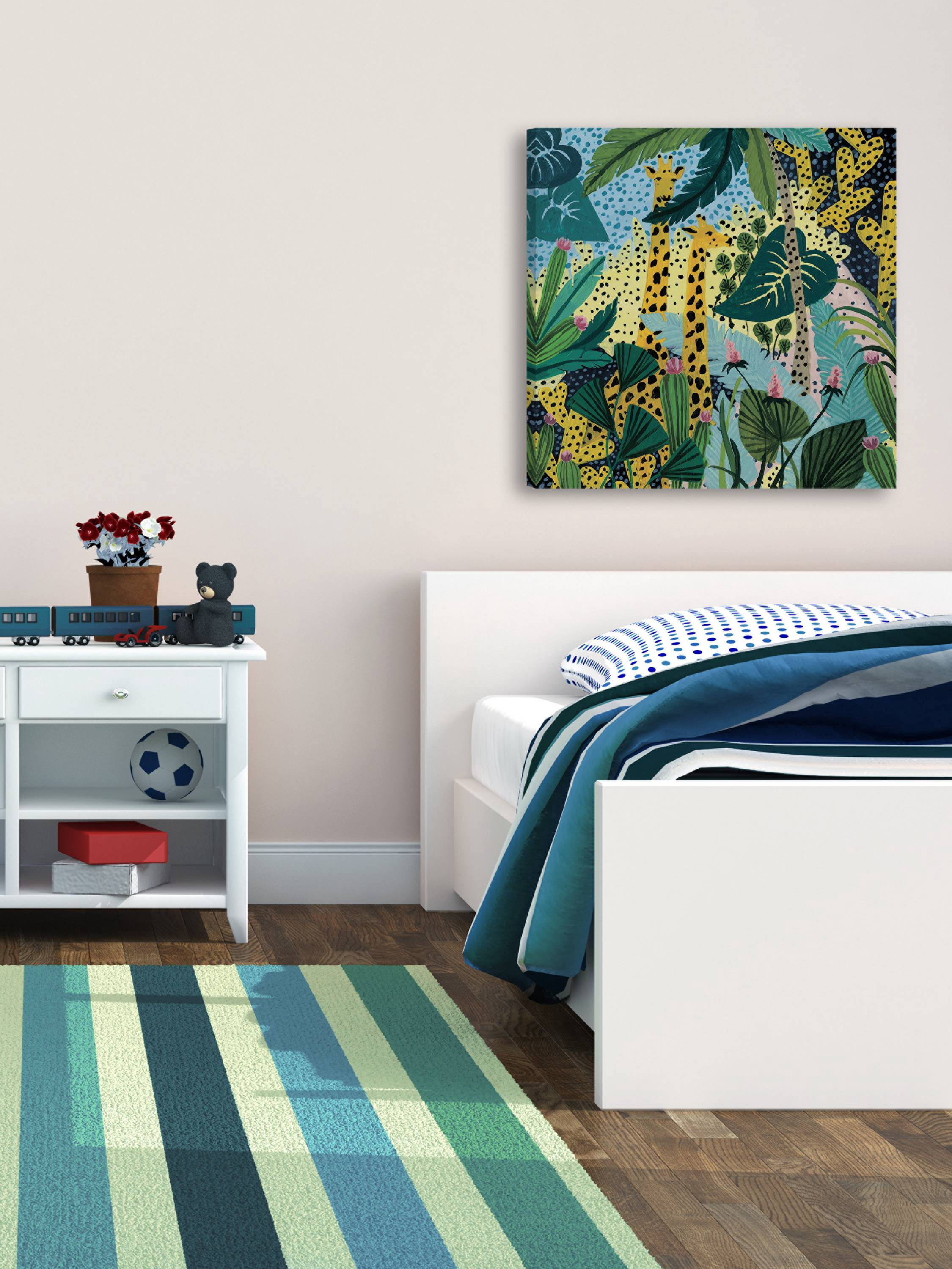 Marmont Hill Spotted Jungle Canvas Wall Art