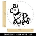 thumbnail image 2 of Fiesta Donkey Party Pinata Self-Inking Rubber Stamp Ink Stamper - Pink Ink - Mini 1/2 Inch, 2 of 7