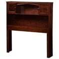 thumbnail image 1 of Modern Solid Hardwood Twin Bookcase Headboard in Walnut, 1 of 3