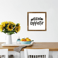 thumbnail image 3 of Eveokoki Kitchen Sign with Rustic Wood Frame 16x16 Inch, Bon appetit , Kitchen Decor , Farmhouse Kitchen Decor , Kitchen Decorations Wall Sign , Dining Room Wall Decor Sign, 3 of 5