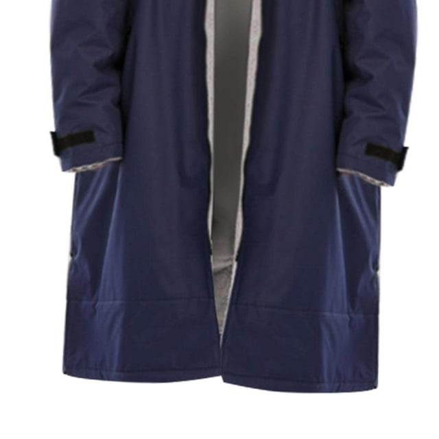 Waterproof Surf Changing Robe Outdoor Coat Lamb Sports Wearable Bathrobe Wool Jacket Hooded Cloak