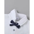 thumbnail image 5 of CARETOO Toddler Boy Outfits Short Sleeve Button Shirts Bowtie Suspender Shorts Formal Clothes 1-5T, 5 of 15