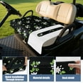 thumbnail image 4 of Flowers Motif 51x31 Golf Cart Seat Cover, Fits Most 2-Passenger Front Bench Seats on Popular Golf Cart & UTV Models, 4 of 8