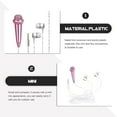 thumbnail image 4 of LEEYNEER Tiny Mics Handheld Wired Microphone Plastic Audio Recording 1Pcs, 4 of 5
