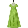 thumbnail image 5 of Elegant Green High Waist Ball Gown, 5 of 8