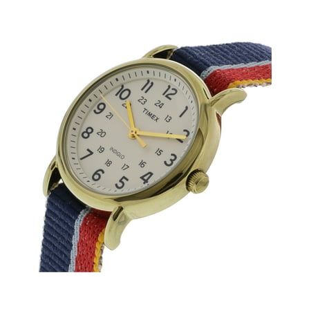 timex weekender gold