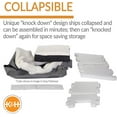 thumbnail image 5 of K&H Pet Products Bucket Booster Rectangle Pet Car Seat - Small - Chocolate and Tan, 5 of 7