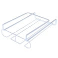 thumbnail image 1 of Billuyoard Soporte de copa de vino de 2 filas, soporte de copas de hierro para debajo del gabinete, colgador de almacenamiento de copa de vino de Metal para Kits de equipo de elaboración de vino Billuyoard HA017971-00, 1 of 1