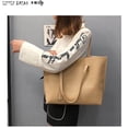 thumbnail image 2 of Women PU Leather Shoulder Bag Large Capacity Tassel Handbag Toto Bag, 2 of 3