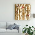 thumbnail image 3 of Trademark Fine Art 'Red Bird Christmas I' Canvas Art by Studio W, 3 of 3