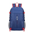 thumbnail image 1 of Mochila de senderismo, mochila informal de día, mochila ergonómica grande y portátil, bolsa de viaje para montañismo, senderismo y viajes de negocios. azul oscuro, 1 of 8