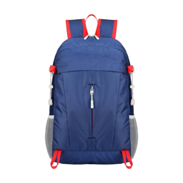 Mochila de senderismo, mochila informal de día, mochila ergonómica grande y portátil, bolsa de viaje para montañismo, senderismo y viajes de negocios. azul oscuro
