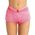 thumbnail image 1 of TIMIFIS Womens Fashion Lace Bow Shorts Solid Color Multi Layer Cake Stacking Skirt Pants Elastic Waist Sweet Sleeping Short, 1 of 4