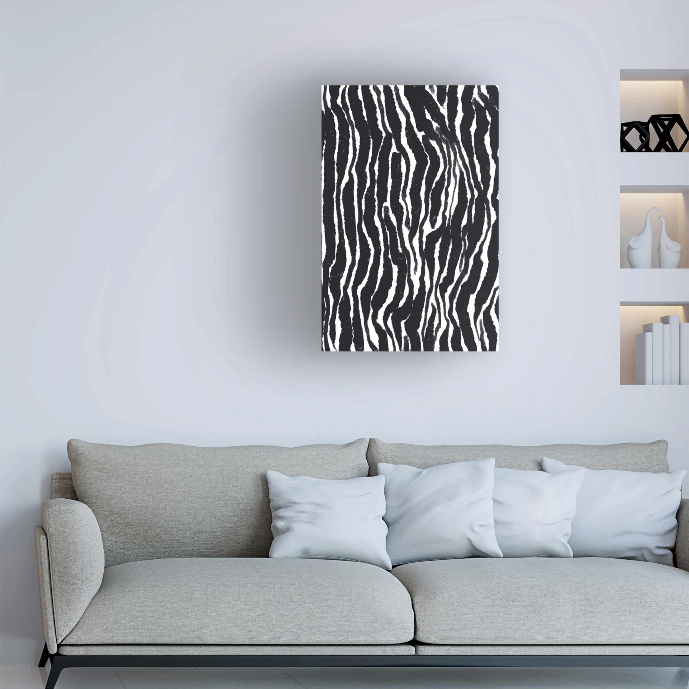 Treechild 'Zebra Pattern' Canvas Art