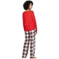 thumbnail image 6 of Stars Above Women's Henley Super Soft Sleep Pajama 2 Piece Set X-Small Charcoal, 6 of 6