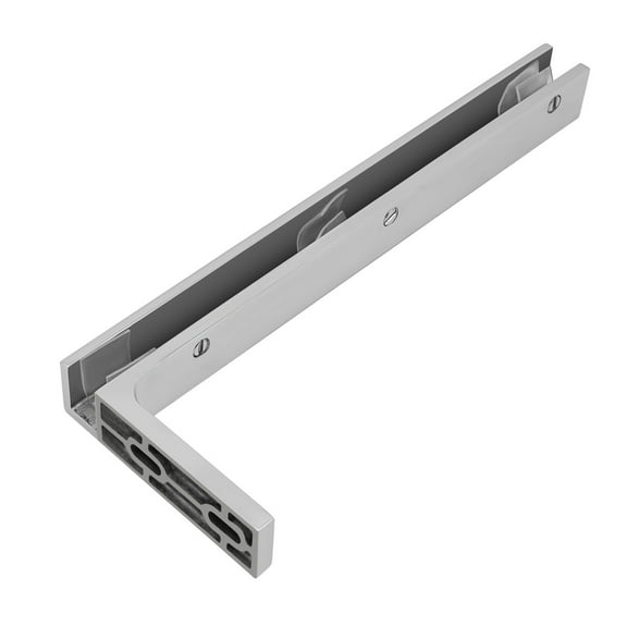 Glass Door L-Shape Stabilizing Bracket, Glass Support Bracket Stabilizer