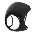 thumbnail image 4 of Motorcycle Windshield, Protective ABS Universal Headlight Fairing 7in  For Most Motorcycles Glossy Black, 4 of 8