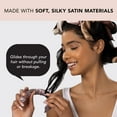 thumbnail image 6 of Kitsch Flexi Rods Heatless Hair Curler, Satin Covered Curling Rod, Rosewood 6pcs, 6 of 17