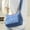 Blue, variant on Byujiro Nylon Shoulder Bag for Women, Lightweight Multi-Pocket Crossbody Bag for Travel, Hiking, Work, Everyday Carry