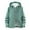 Green, variant on Women's Outdoor Color Splice Detachable Hat Zipper Pocket Coat Zip up Women plus Junior Outerwear Womens Cardigan Extra Warm Winter Jacket Womens Hiking Jacket Womens Warm up Jacket Womens Lined
