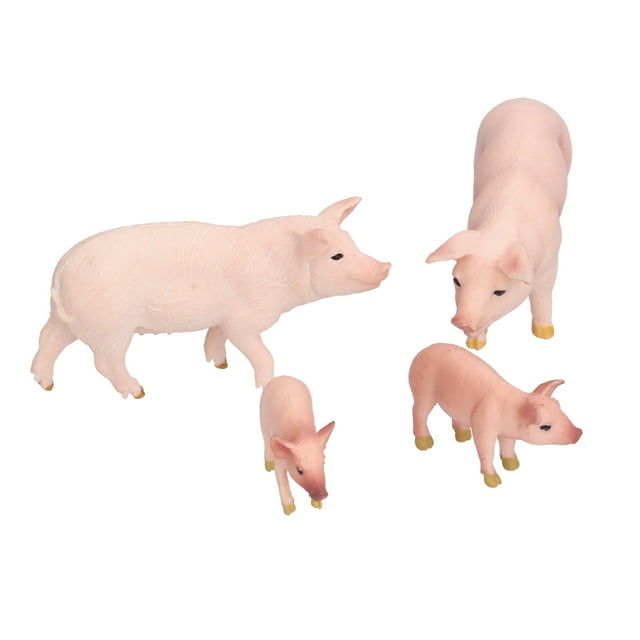 Modèle d'Animaux Cochons Modèle de Cochon de Ferme Simulation Cochon de Ferme Animaux Cochon Modèles Figurines Éducatif Modèle de Cochon Simulation Animaux Cochon de Ferme Modèles Figurines Ensemble de Jouets Préscolaire Éducatif Apprendre