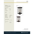 thumbnail image 5 of 4124-PBK-Millennium Lighting-Bowton - 1 Light Outdoor Post Mount-15.63 Inch Tall and 8.5 Inch Wide-Powder Coated Black Finish, 5 of 5