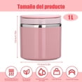 thumbnail image 2 of Termo para Comida y Sopa - Lunch Box de Acero Inoxidable con Asa, Tapa Sellada Antifugas, Contenedor Térmico para Trabajo, Viajes o (Rosa), 2 of 4