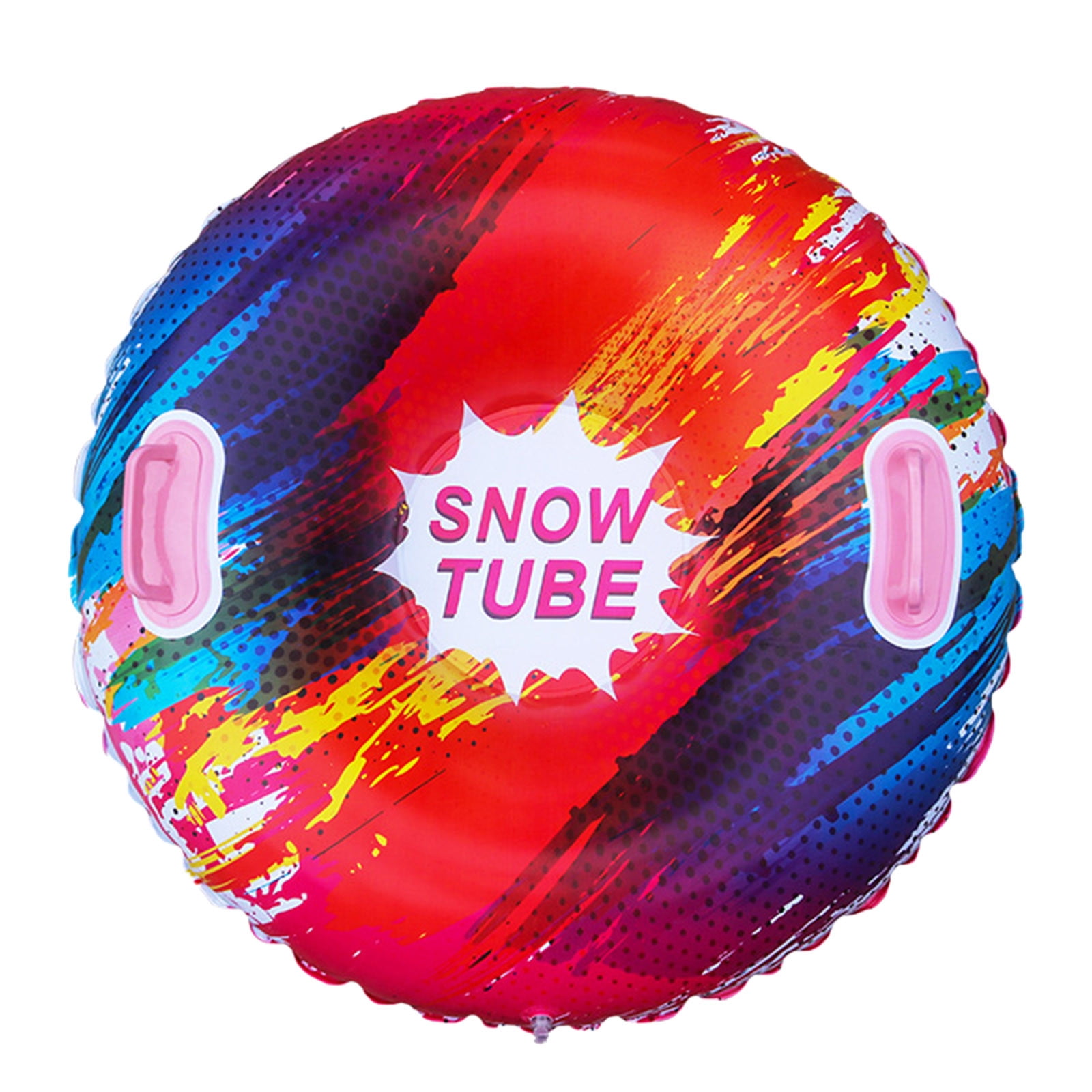 Tube à Neige Gonflable 120 Cm Pour Adulte | En PVC Solide Avec Poignées | Pour Luge, Sable Ou Eau | Multi-Usages Été Comme Hiver