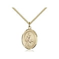 thumbnail image 1 of Gold Filled St. Remigius of Reims Pendant 3/4 x 1/2 inches with Gold Filled Lite Curb Chain, 1 of 1