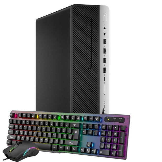 HP EliteDesk 800 G3 SFF PC de Bureau Intel i5 3.20 GHz, 8 Go DDR4, 1 To SSD, WiFi, Windows 11 Pro (Reconditionné)