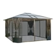thumbnail image 3 of Sojag Savino 12 x 14 x 9 ft Black Gazebo, 3 of 14