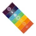 thumbnail image 4 of Tapis de Yoga Méditation Multifonction Portable à Franges Tapis de Sol Extérieur Bonne Finition Tapisserie Rectangulaire Colorée pour Intérieur Extérieur, 4 of 9