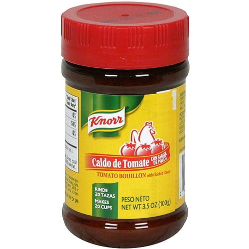 Knorr Hispanic Tomato Bouillon With Chicken Flavor , 3.5 oz (Pack of 24